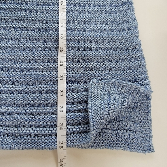 Dana Buchman Pointelle Tape Yarn Pullover Sweater Size Medium NWT - Picture 6 of 10